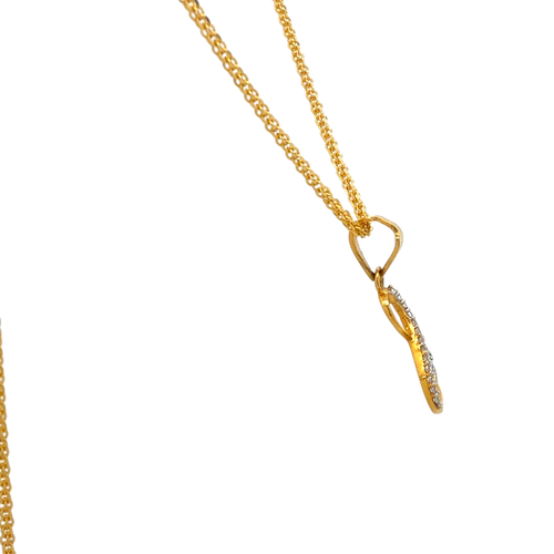 Dainty Bloom Gold Pendant