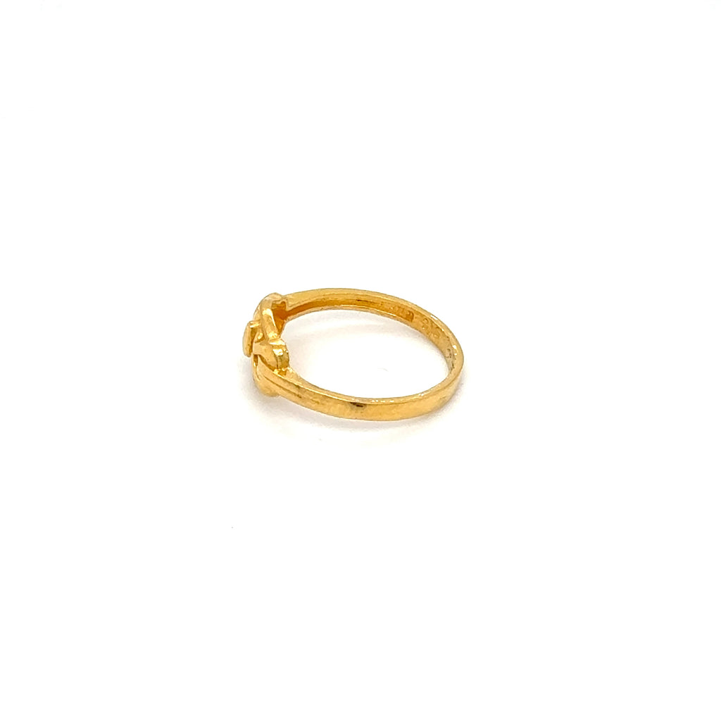 Kennect Yellow Gold Band Ring