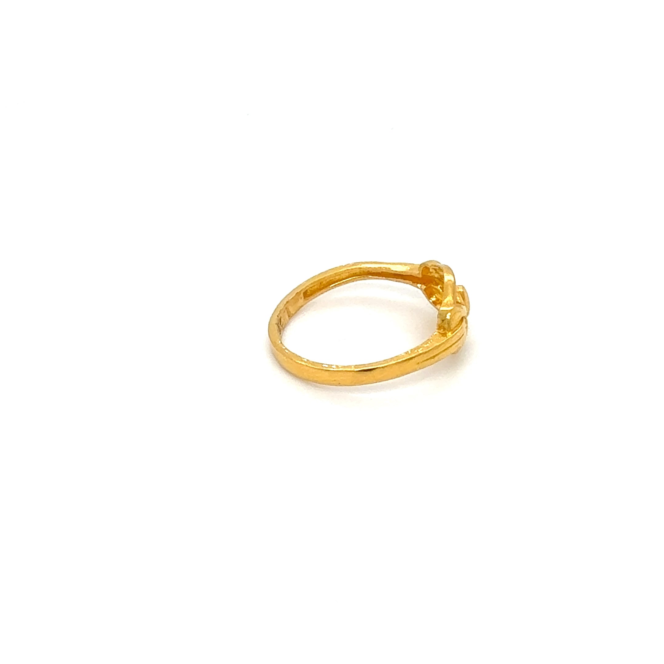 Kennect Yellow Gold Band Ring