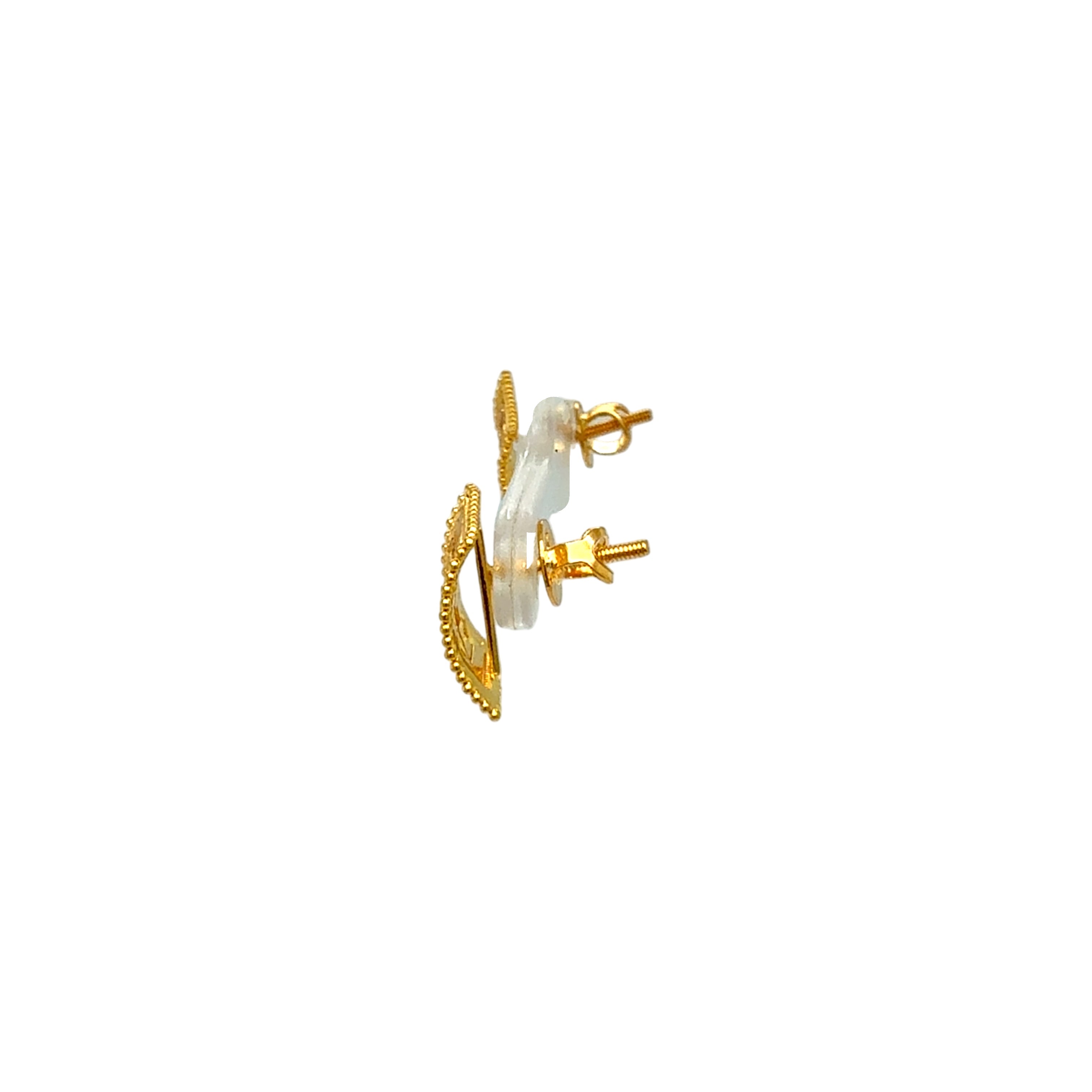 Regal Square Gold Studs