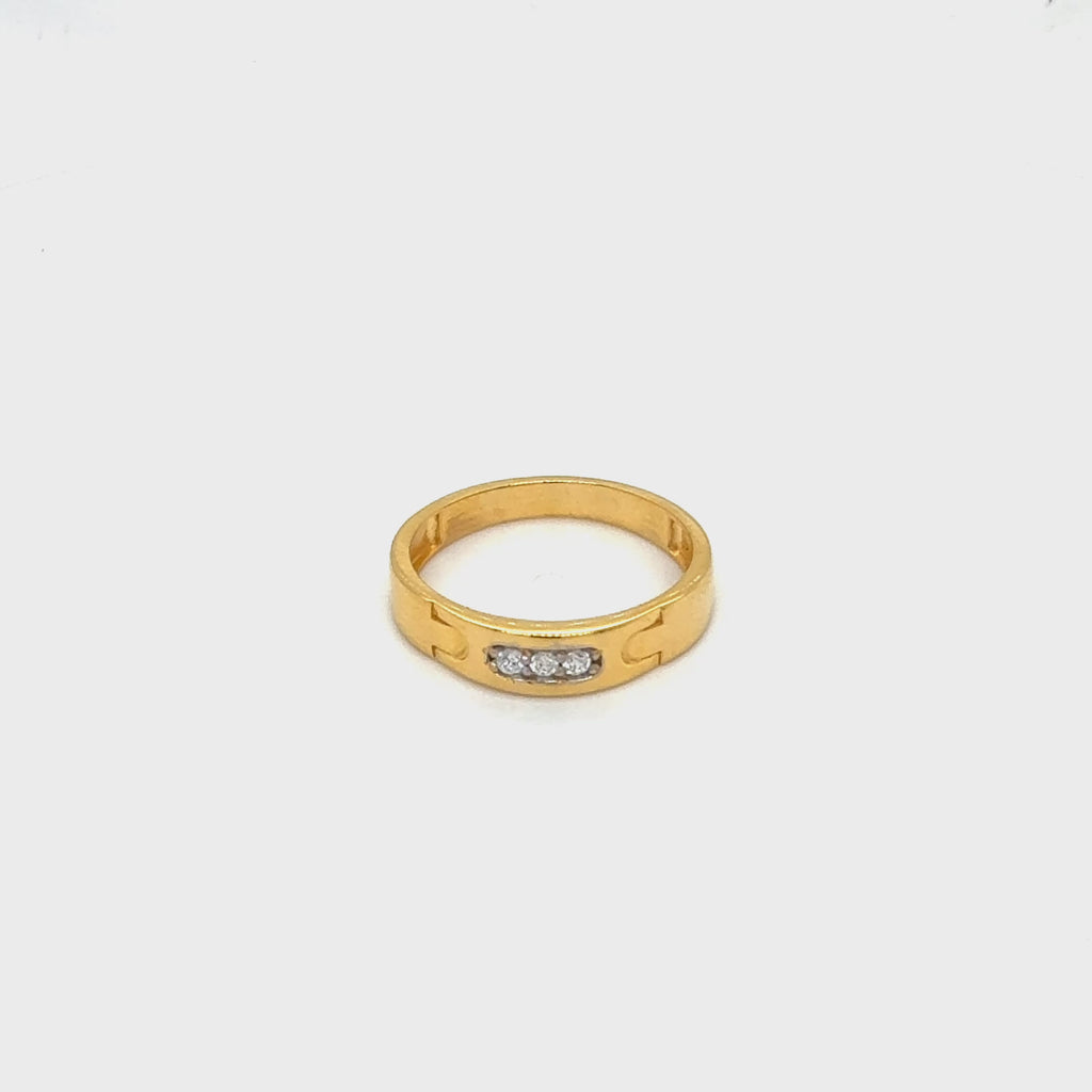 Triple Accent Stone Ring